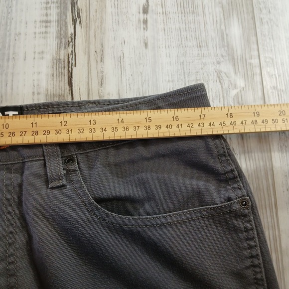 Ariat Rebar M4 Low Rise Boot Cut Work Pants Mens 32x32 Grey Canvas Tough Durable